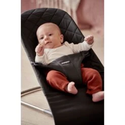 Bouncer Bliss Cotton Classic Quilt - Black -METRO BABY SHOP 006016 bouncer bliss black cotton babybjorn 02