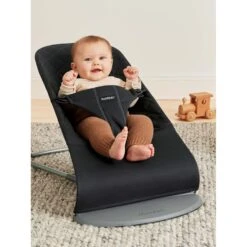 Bouncer Bliss Cotton Classic Quilt - Black -METRO BABY SHOP 006016 bouncer bliss cotton black lookbook babybjorn 01