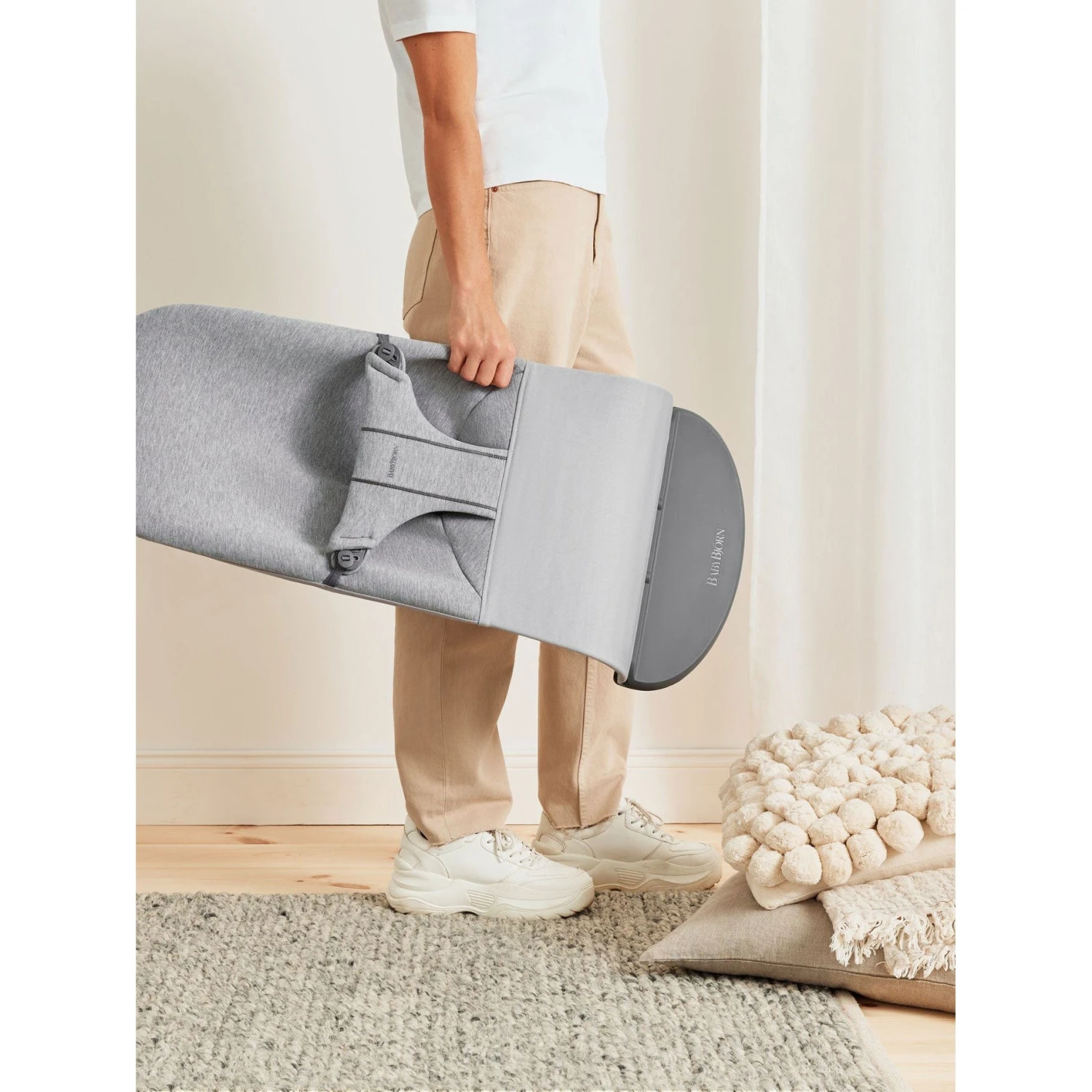 Bouncer Bliss 3D Jersey - Light Grey 11 Bouncer Bliss 3D Jersey - Light Grey - Image 11