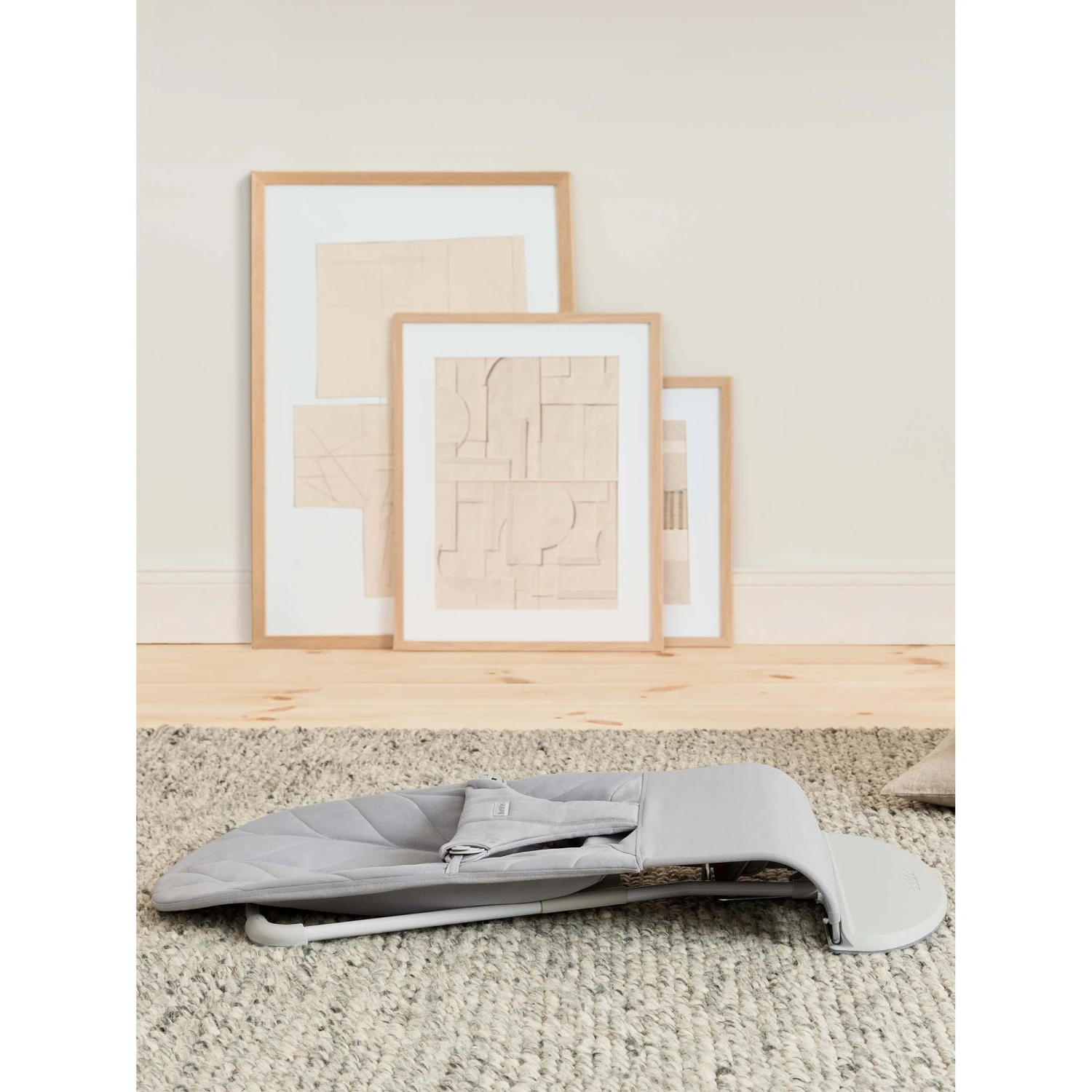 Bouncer Bliss Woven Petal Quilt - Light Grey 10 Bouncer Bliss Woven Petal Quilt - Light Grey - Image 10