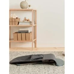 Bouncer Bliss Cotton Petal Quilt - Anthracite PRE ORDER MAY -METRO BABY SHOP 006126 bouncer bliss anthracite cotton petal quilted lookbook babybjorn 06