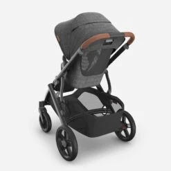 Uppababy VISTA V3 With Bassinet VARIOUS COLOURS -METRO BABY SHOP 0303 VIS GRY 3QBack noLiner