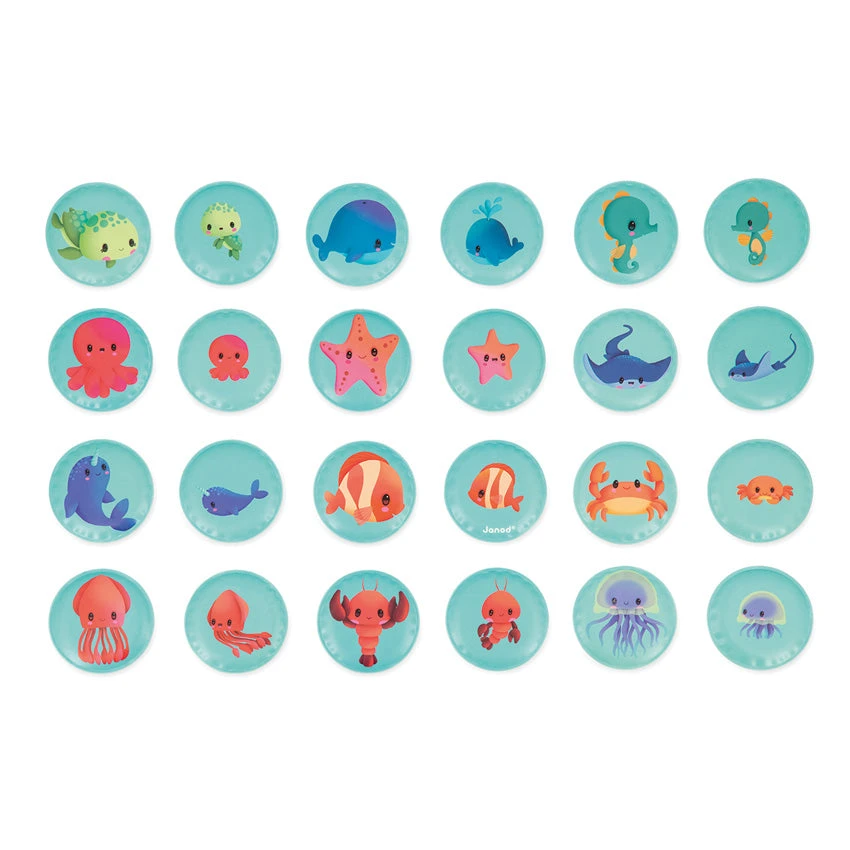 Janod Bath Memory Baby Animals 3 Janod Bath Memory Baby Animals - Image 3