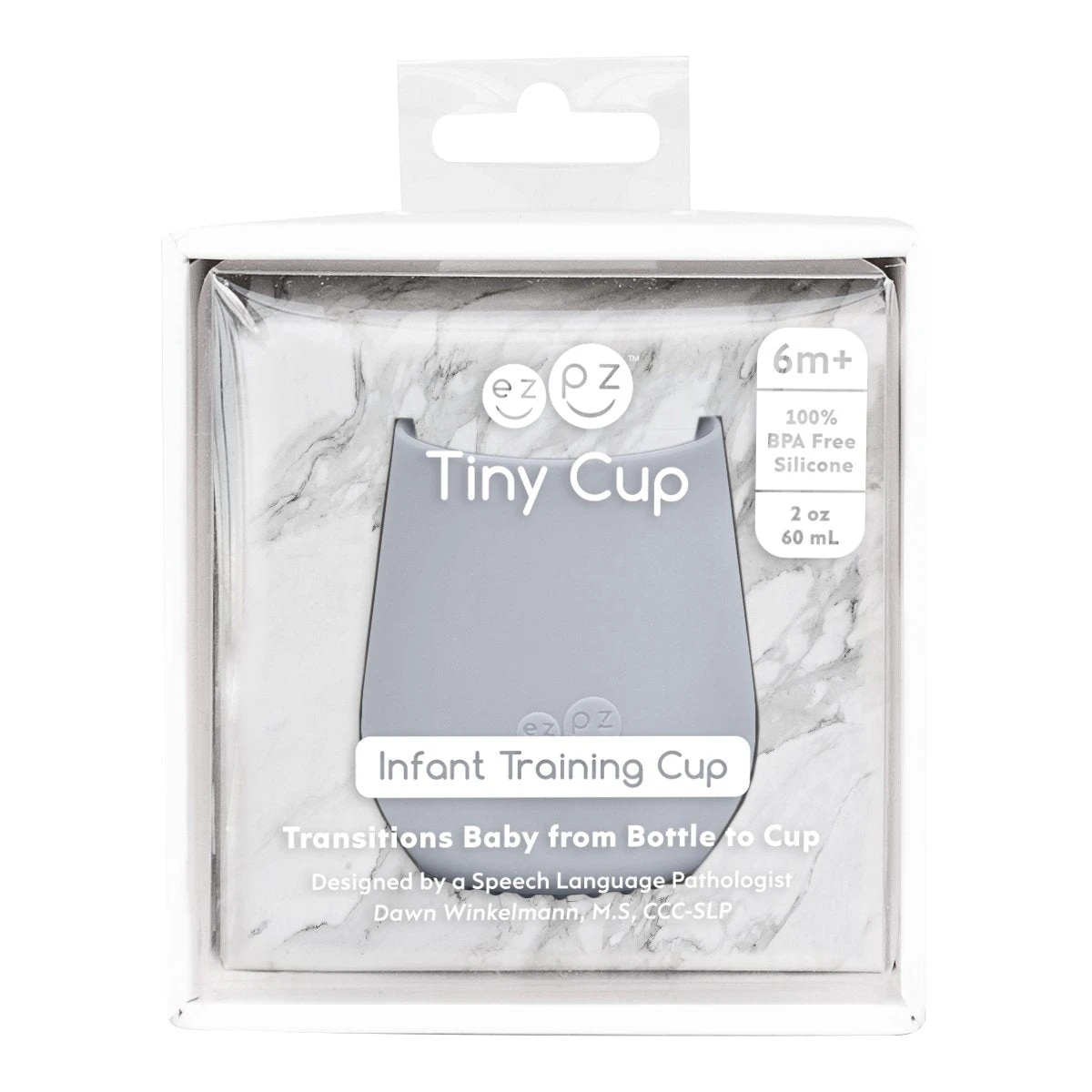 Ezpz Tiny Cup - Pewter 2 Ezpz Tiny Cup - Pewter - Image 2