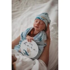 Milestone Cards - Whale & Azure -METRO BABY SHOP 120000022 2