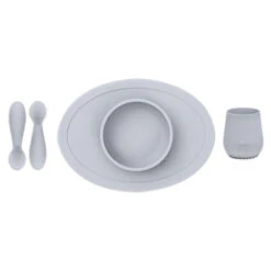 Ezpz Tiny First Food Set - Pewter