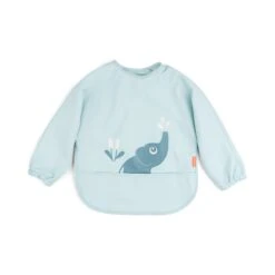 Done By Deer Sleeved Pocket Bib VARIOUS COLOURS 13 Done By Deer Sleeved Pocket Bib VARIOUS COLOURS -METRO BABY SHOP 13236321SleevedPocketBibElpheeBlue