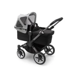Bugaboo Donkey Breezy Sun Canopy VARIOUS COLOURS 7 Bugaboo Donkey Breezy Sun Canopy VARIOUS COLOURS -METRO BABY SHOP 180322ME01 donkey breezy sun canopy misty grey bassinet