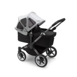 Bugaboo Donkey Breezy Sun Canopy VARIOUS COLOURS 9 Bugaboo Donkey Breezy Sun Canopy VARIOUS COLOURS -METRO BABY SHOP 180322ME01 donkey breezy sun canopy misty grey bassinet extended