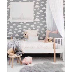 Diamond Knit Organic Baby Blanket - Warm Grey -METRO BABY SHOP 210 2