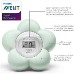 Avent Room And Bath Thermometer - Green 7 Avent Room And Bath Thermometer - Green -METRO BABY SHOP 61TWOC FhsL. AC SL1000