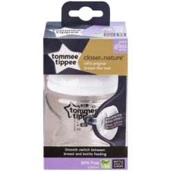 Tommee Tippee Closer To Nature Glass Bottle With Medium Flow Teat VARIOUS SIZES -METRO BABY SHOP 71ydziK83ZL. AC SL1500