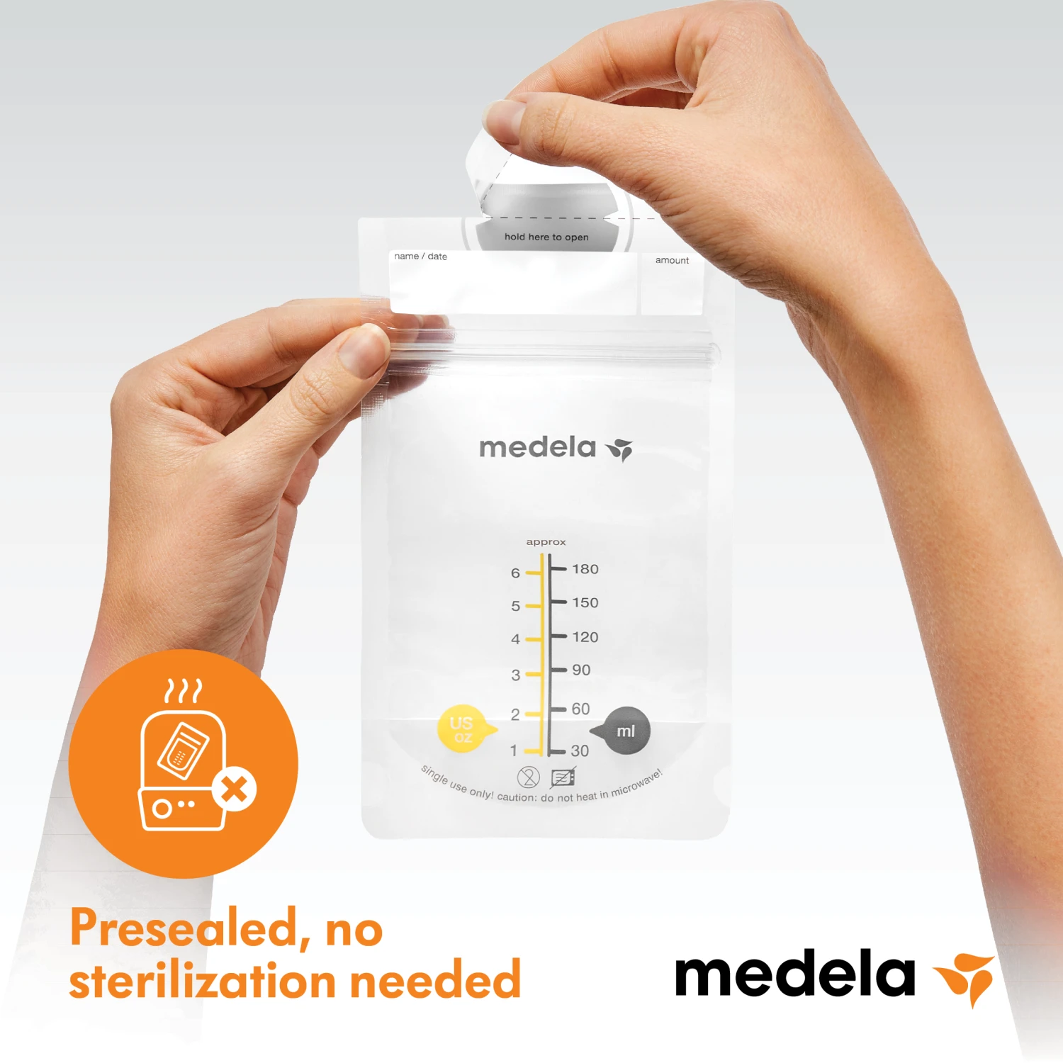Medela Breast Milk Storage Bags - 25pk 2 Medela Breast Milk Storage Bags - 25pk - Image 2