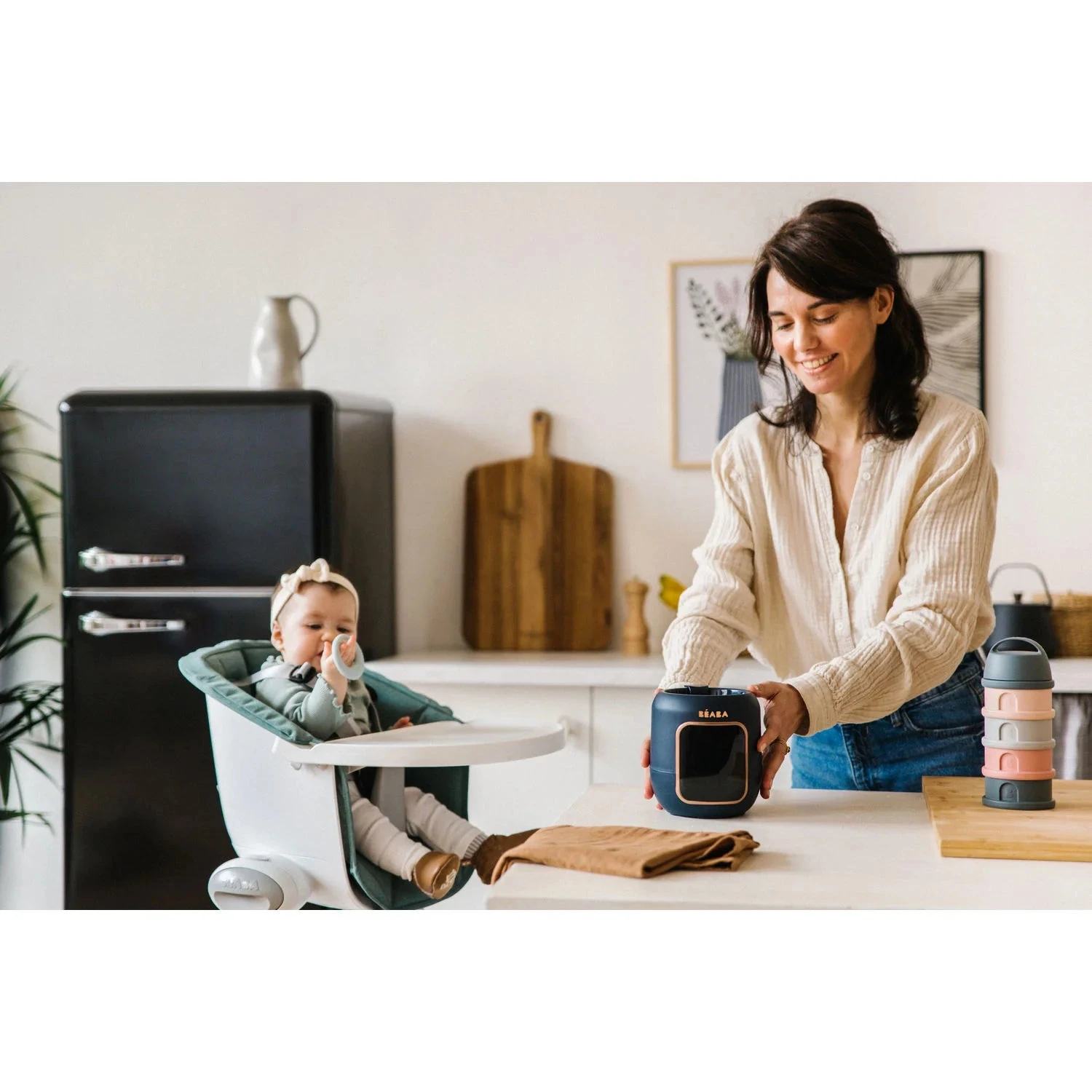 Beaba 5 In 1 Multi Milk Bottle Warmer - Night Blue 5 Beaba 5 In 1 Multi Milk Bottle Warmer - Night Blue - Image 5