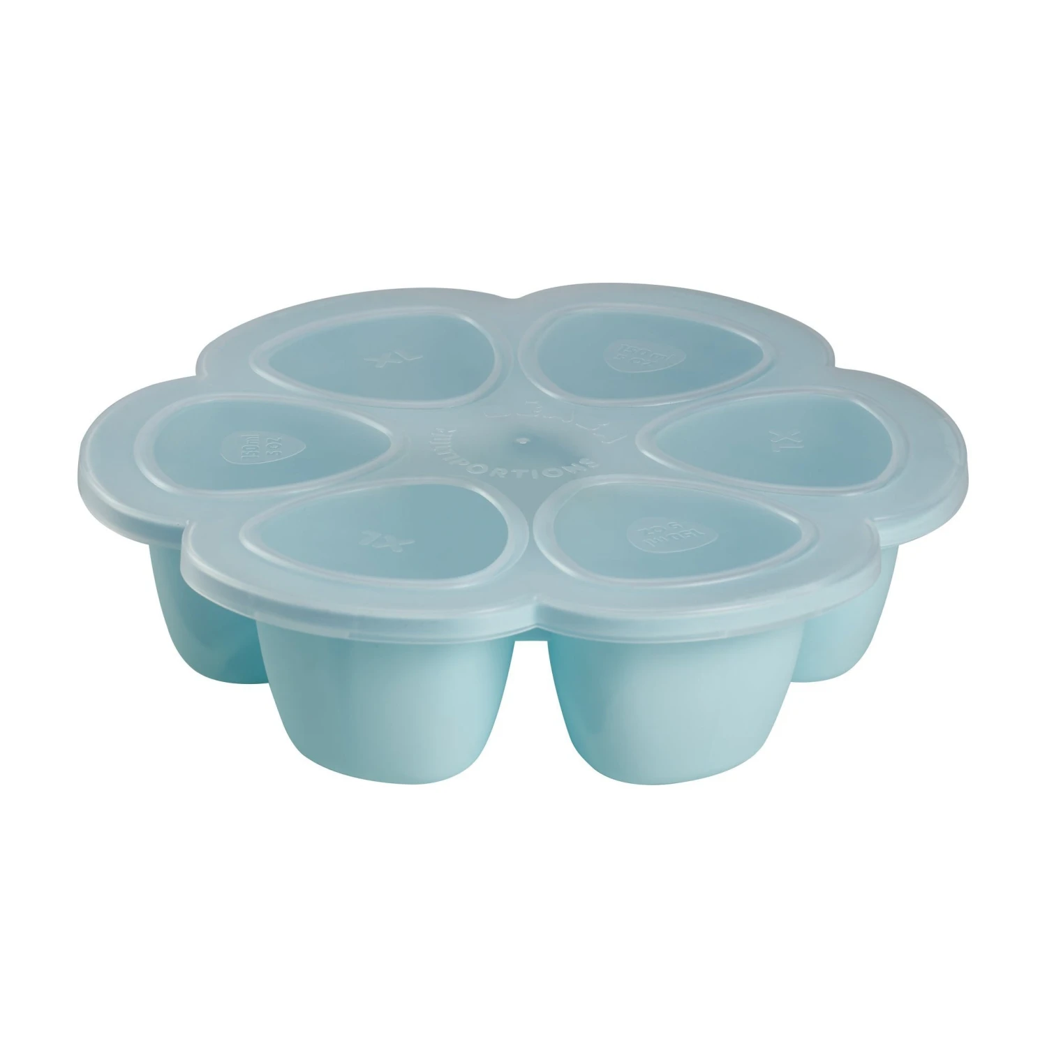 Beaba Silicone Multiportions 6 X 150ml - Windy Blue 1 Beaba Silicone Multiportions 6 X 150ml - Windy Blue