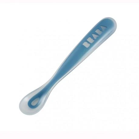 Beaba 1st Stage Ergonomic Silicone Spoon VARIOUS COLOURS 3 Beaba 1st Stage Ergonomic Silicone Spoon VARIOUS COLOURS - Image 3