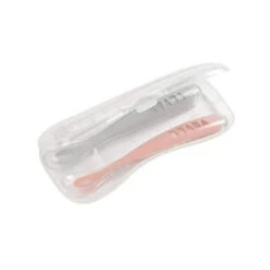 Beaba 1st Stage Silicone Spoon & Case 2 Pack
