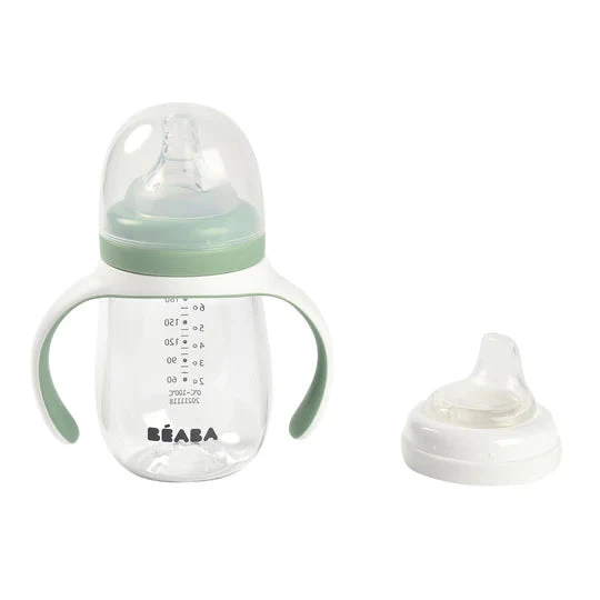 Beaba 2 In 1 Bottle To Sippy Learning Cup 210ml VARIOUS COLOURS 7 Beaba 2 In 1 Bottle To Sippy Learning Cup 210ml VARIOUS COLOURS - Image 7