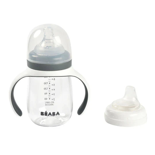 Beaba 2 In 1 Bottle To Sippy Learning Cup 210ml VARIOUS COLOURS 4 Beaba 2 In 1 Bottle To Sippy Learning Cup 210ml VARIOUS COLOURS - Image 4