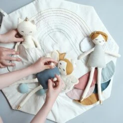 Activity Blanket - Travel Size 50cm -METRO BABY SHOP ActivityBlanket Rainbow Doll RainbowFairy DreamFriend Unicorn Doll ToothFairy
