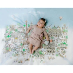 Reversible Quilt - Paris/Carousel -METRO BABY SHOP Atelier Choux Paris Quilt 1 1000x789 1
