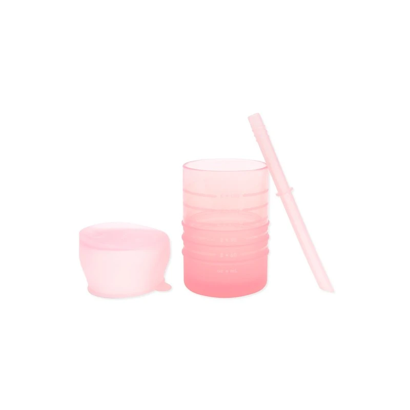 Bumkins Silicone Straw Cup With Lid VARIOUS COLOURS 1 Bumkins Silicone Straw Cup With Lid VARIOUS COLOURS