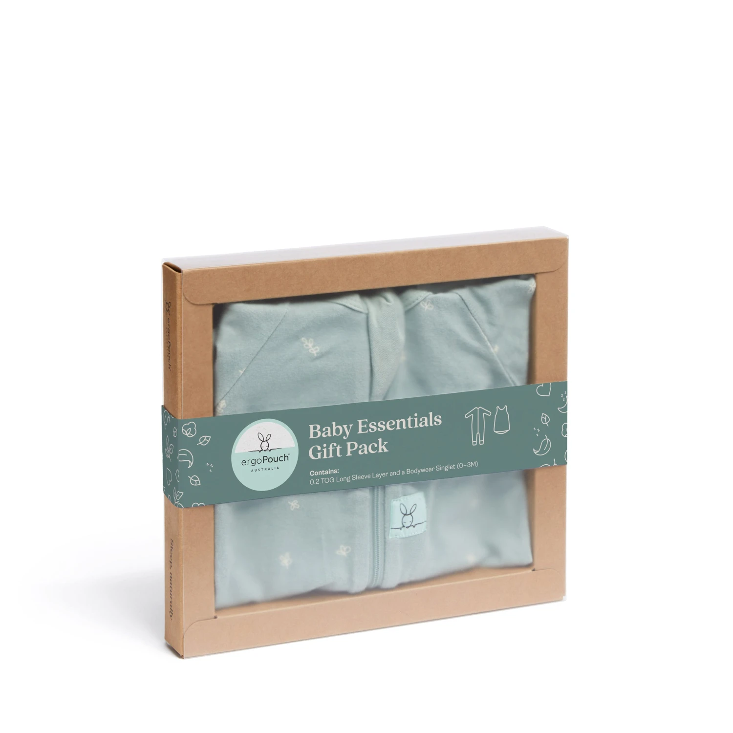 Baby Essentials Gift Pack - Sage 1 Baby Essentials Gift Pack - Sage