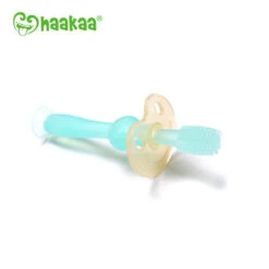 Haakaa 360° Silicone Toothbrush VARIOUS COLOURS -METRO BABY SHOP BHK075 B