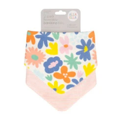 Bandana Bibs 2pk VARIOUS STYLES -METRO BABY SHOP BIB161 BrightFloral 540x 49399fbd c972 44ff a32c be55cfa06818