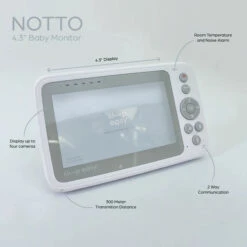 SLEEP EASY RAA430 Notto 4.3'/10.9cm Crystal Clear Baby Monitor -METRO BABY SHOP BabyMonitorTiles 02 704x704 acbab278 9a7b 4ad9 b00e 23c2e34ff2e8