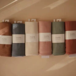 Mushie Ribbed Baby Blanket VARIOUS COLOURS 10 Mushie Ribbed Baby Blanket VARIOUS COLOURS -METRO BABY SHOP Blankets