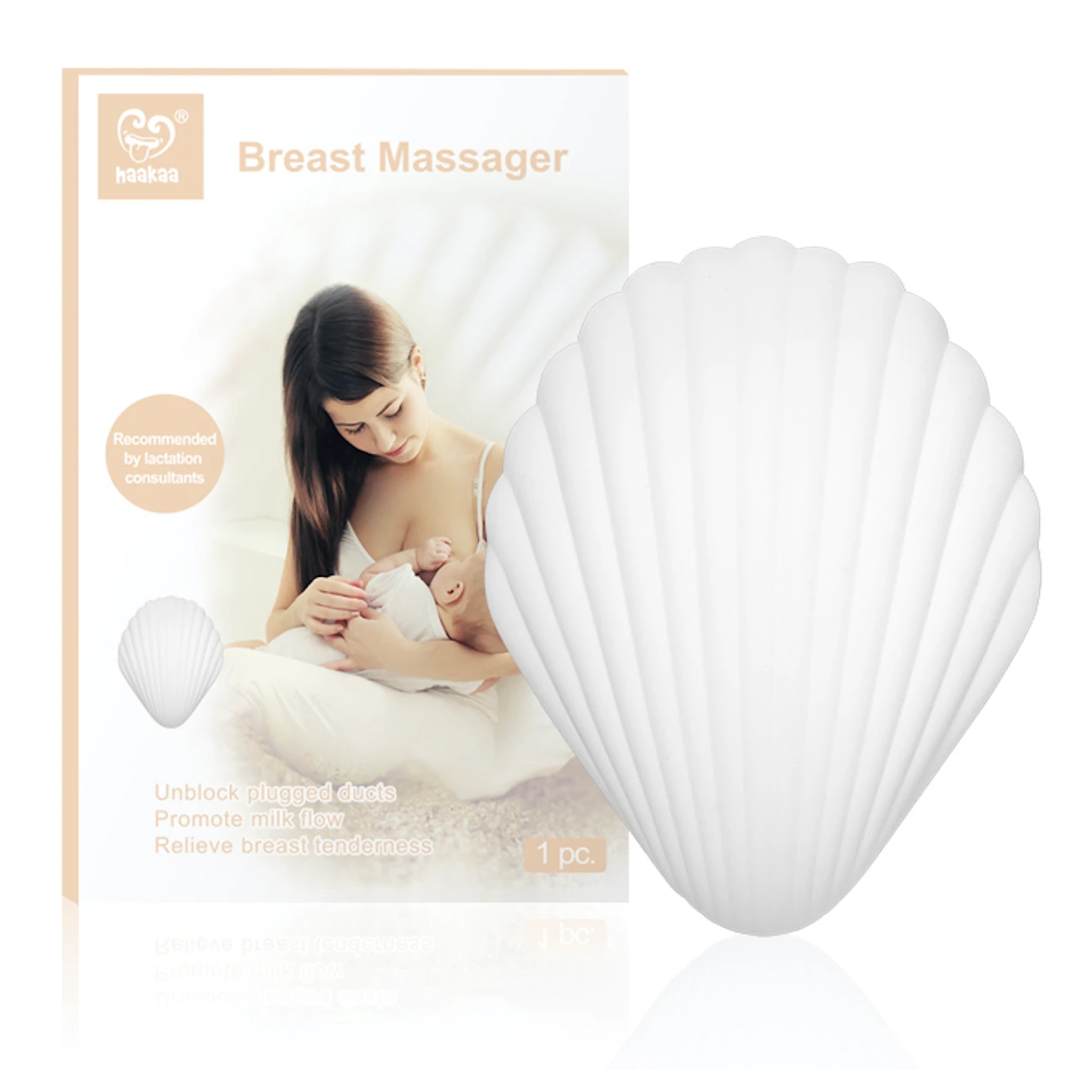 Haakaa Breast Massager - Shell 1 Haakaa Breast Massager - Shell