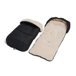 Bumbleride Cold Weather Footmuff - Black -METRO BABY SHOP Bumbleride ColdWeatherFootmuff Black Unzipped