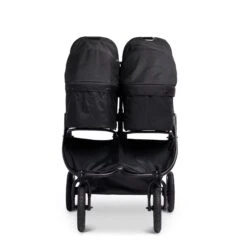 Bumbleride Indie Twin Bassinet VARIOUS COLOURS -METRO BABY SHOP Bumbleride IndieTwin Bassinet Black DualAttached FrontView