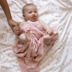 Cam Cam Copenhagen Pointelle Blanket -METRO BABY SHOP CC617 112 Cam Cam Pointelle Blanket Sorbet 3