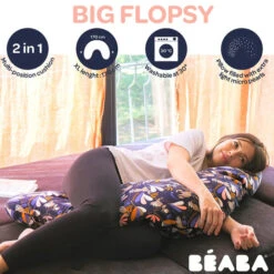 Beaba Big Flopsy Maternity & Nursing Pillow - Print Jersey Sage Green 8 Beaba Big Flopsy Maternity & Nursing Pillow - Print Jersey Sage Green -METRO BABY SHOP COB0508174 4 720x 86662fb3 9193 44b8 8750 1f8caafb85fe