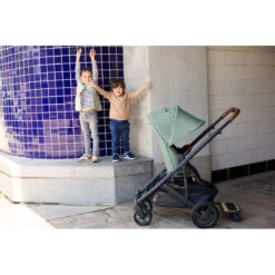 Uppababy CRUZ V2 + FREE SNUG SEAT + CUP HOLDER - Gwen (Green Melange) -METRO BABY SHOP CRUZ22 GWN wPB 223 small