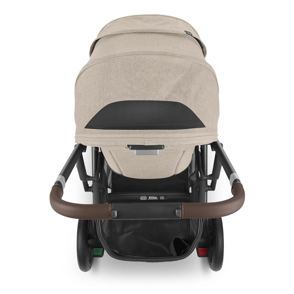 Uppababy CRUZ V2 + FREE SNUG SEAT + CUP HOLDER - Liam (Oat Melange/carbon/chestnut Leather) PRE ORDER APRIL 6 Uppababy CRUZ V2 + FREE SNUG SEAT + CUP HOLDER - Liam (Oat Melange/carbon/chestnut Leather) PRE ORDER APRIL - Image 6