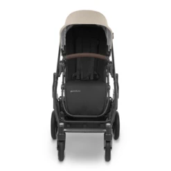 Uppababy CRUZ V2 + FREE SNUG SEAT + CUP HOLDER - Liam (Oat Melange/carbon/chestnut Leather) PRE ORDER APRIL 15 Uppababy CRUZ V2 + FREE SNUG SEAT + CUP HOLDER - Liam (Oat Melange/carbon/chestnut Leather) PRE ORDER APRIL -METRO BABY SHOP CRUZ23 LIM Front