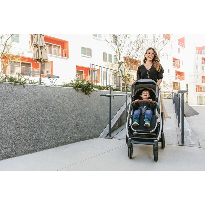 Uppababy CRUZ V2 + FREE SNUG SEAT + CUP HOLDER - Gregory (Blue Melange) 3 Uppababy CRUZ V2 + FREE SNUG SEAT + CUP HOLDER - Gregory (Blue Melange) - Image 3