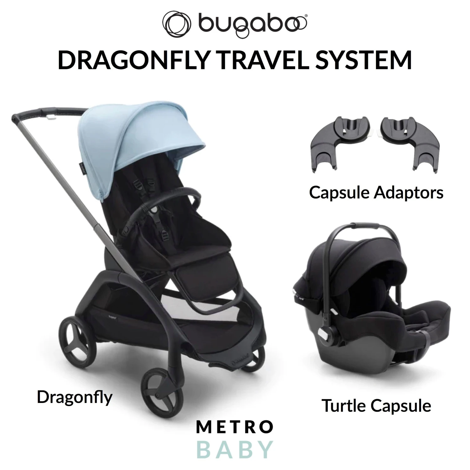 Bugaboo Dragonfly Pram Travel System 1 Bugaboo Dragonfly Pram Travel System