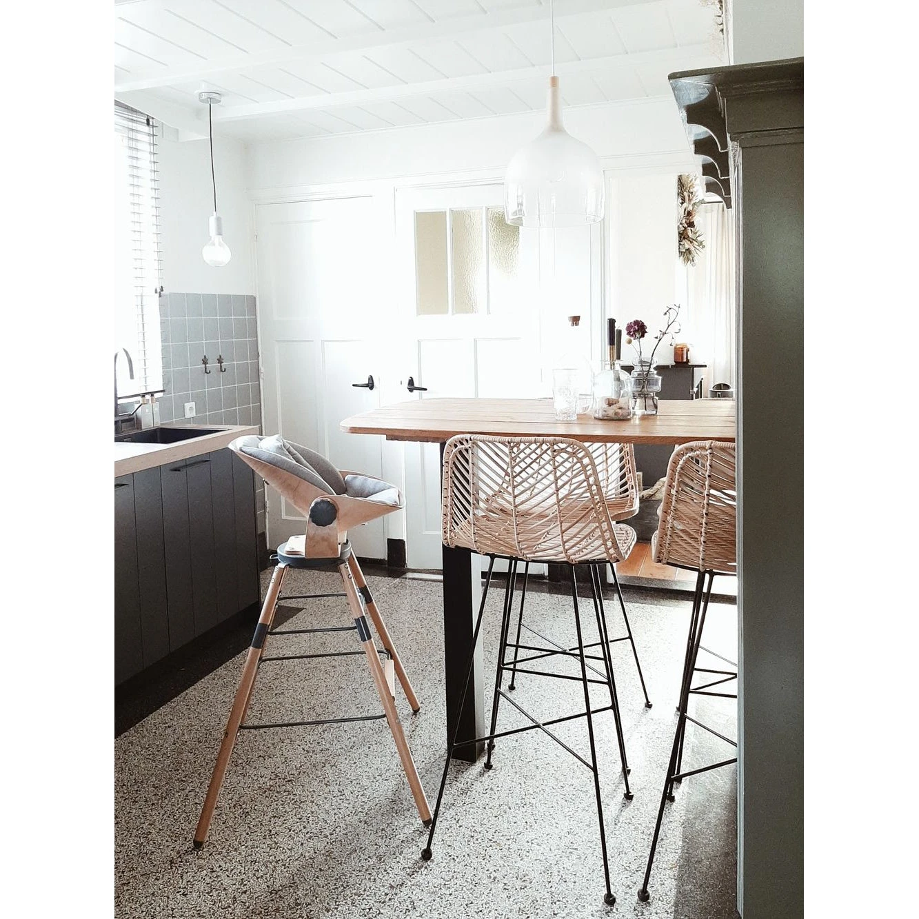 Childhome Evolu 2 Newborn Seat Cushion - Jersey Grey 3 Childhome Evolu 2 Newborn Seat Cushion - Jersey Grey - Image 3