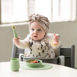 Ezpz Tiny First Food Set - Sage -METRO BABY SHOP First Foods Set Lifestyle 7 750x 25afe08e 74e3 489d 817c bfa463388821