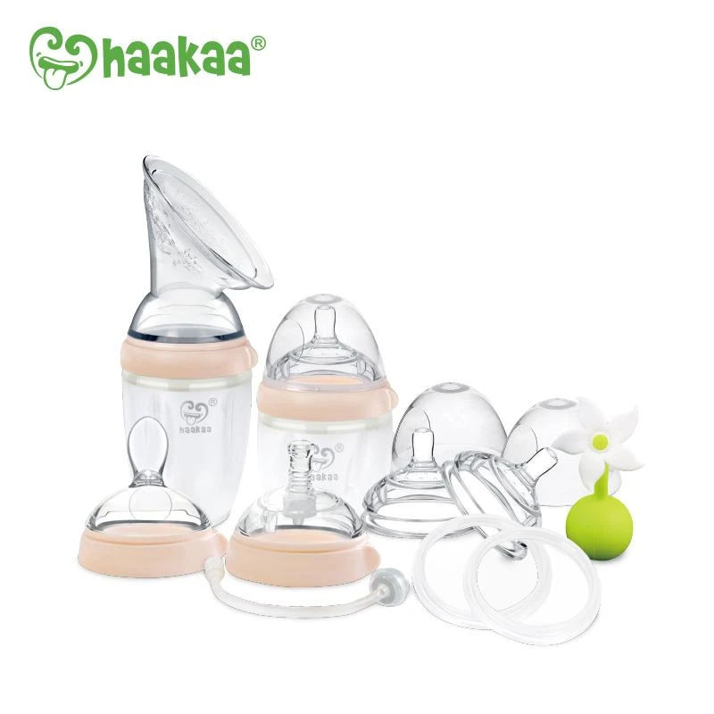 Haakaa Gen 3 Premium Pump & Bottle Pack 2 Haakaa Gen 3 Premium Pump & Bottle Pack - Image 2
