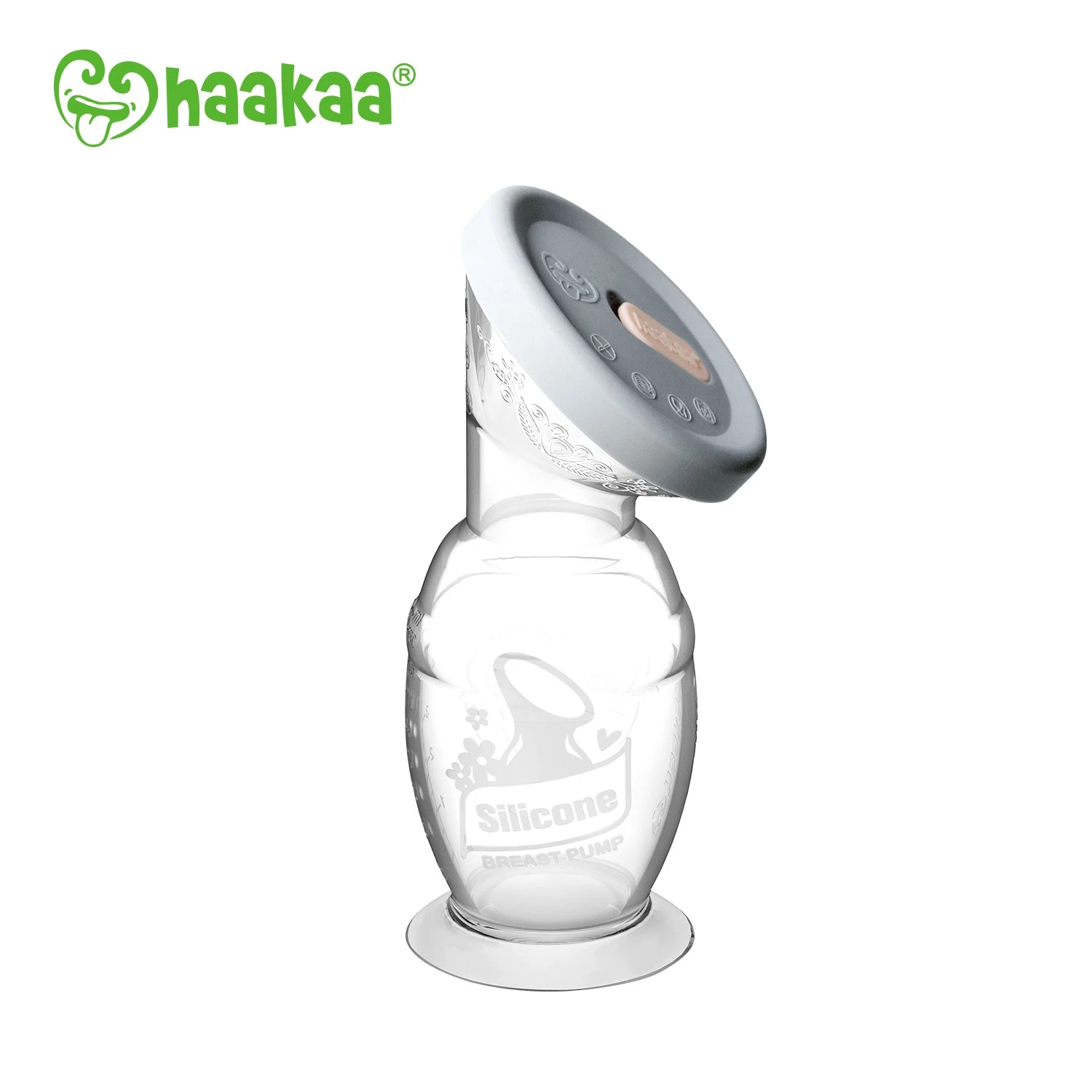 Haakaa Silicone Breast Pump And Cap Combo 150ml 1 Haakaa Silicone Breast Pump And Cap Combo 150ml