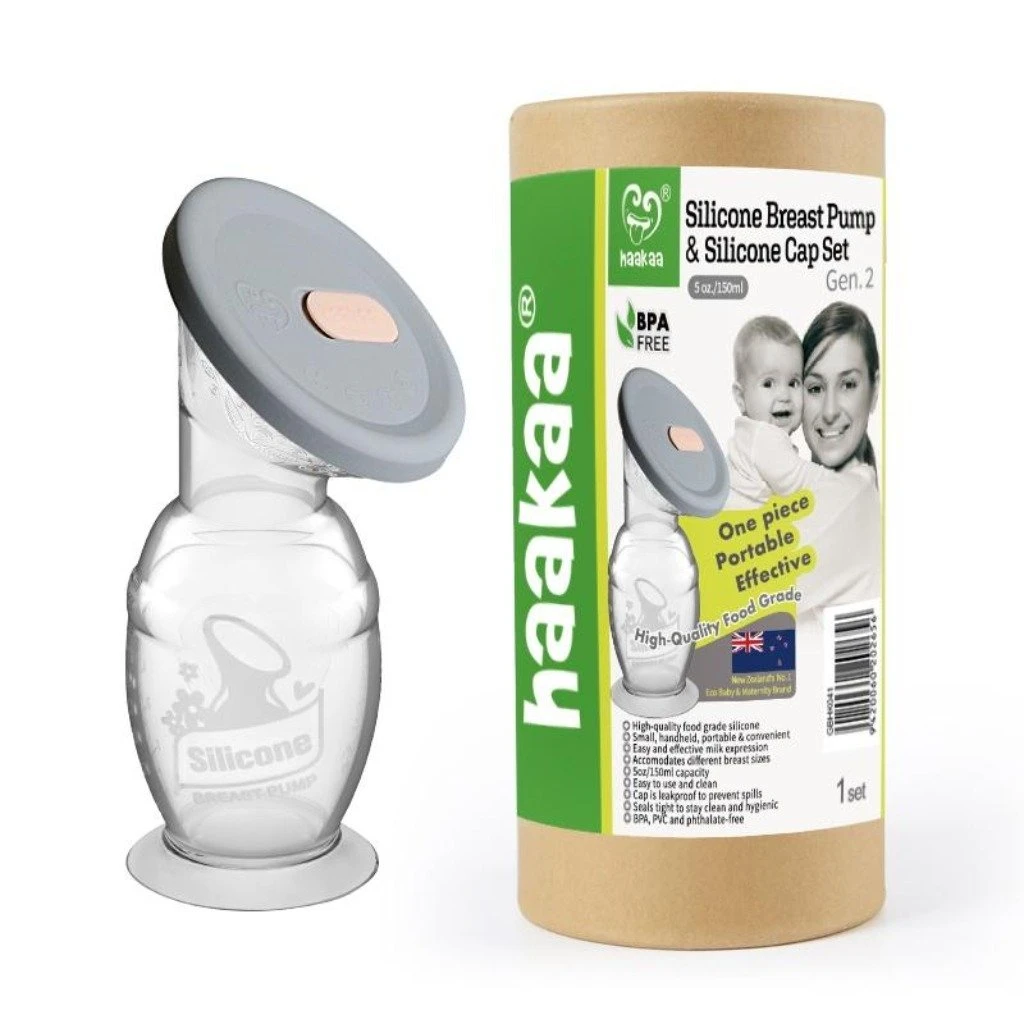 Haakaa Silicone Breast Pump And Cap Combo 150ml 3 Haakaa Silicone Breast Pump And Cap Combo 150ml - Image 3