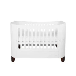 Serena Convertible Cot Bed 11 Serena Convertible Cot Bed -METRO BABY SHOP GaiaBaby Serena CotBed Walnut HighMattress