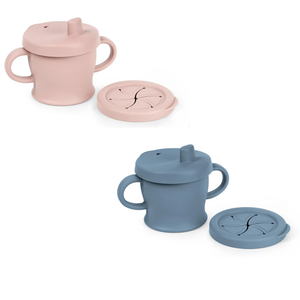 Haakaa Silicone Sip-N-Snack Cup VARIOUS COLOURS 1 Haakaa Silicone Sip-N-Snack Cup VARIOUS COLOURS