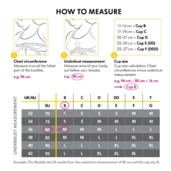 Medela Hands-Free Pumping Bustier -METRO BABY SHOP Hands Free Bustier Size Chart 7