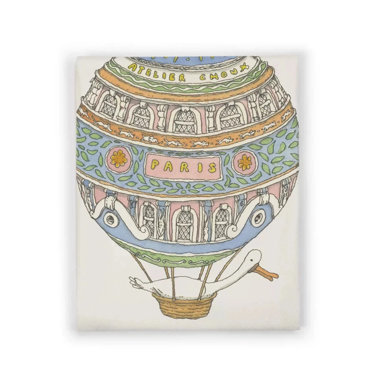 Cashmere Blanket - Hot Air Balloon 2 Cashmere Blanket - Hot Air Balloon - Image 2